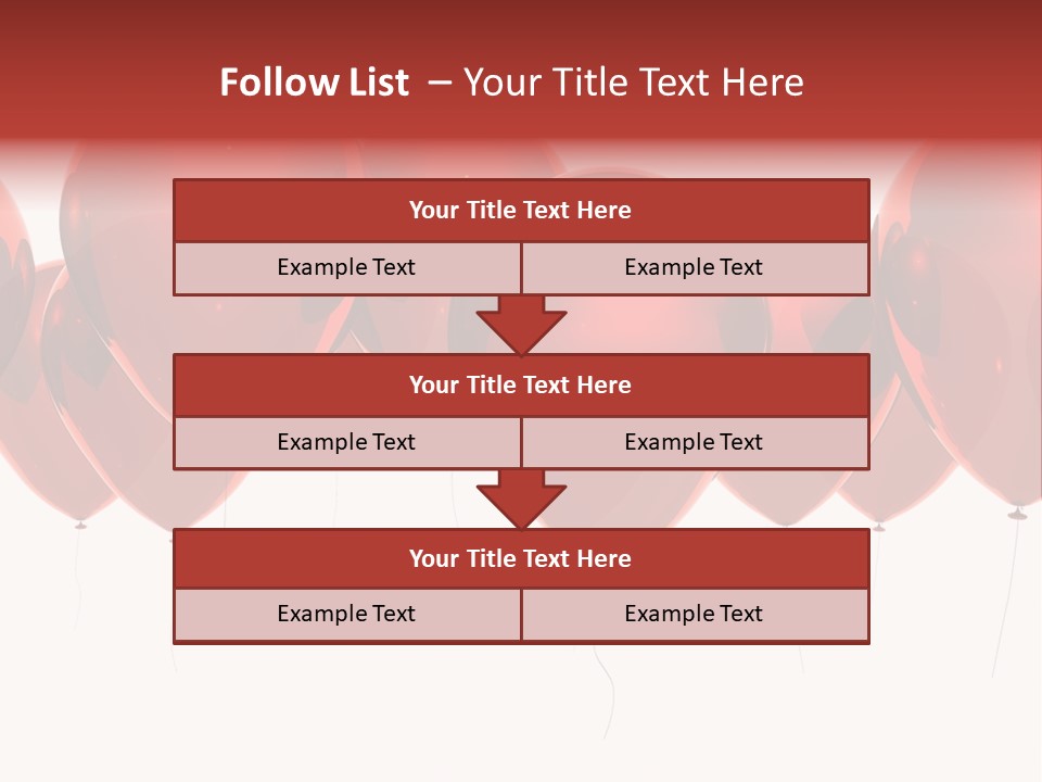 Inflation Background Red PowerPoint Template