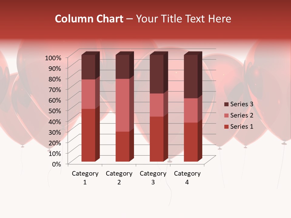 Inflation Background Red PowerPoint Template