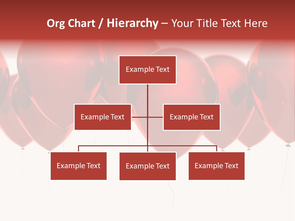 Inflation Background Red PowerPoint Template