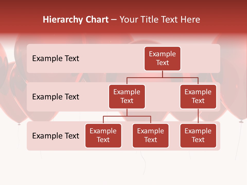 Inflation Background Red PowerPoint Template