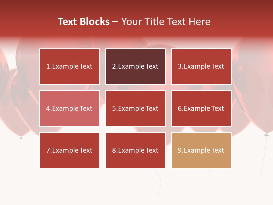 Inflation Background Red PowerPoint Template