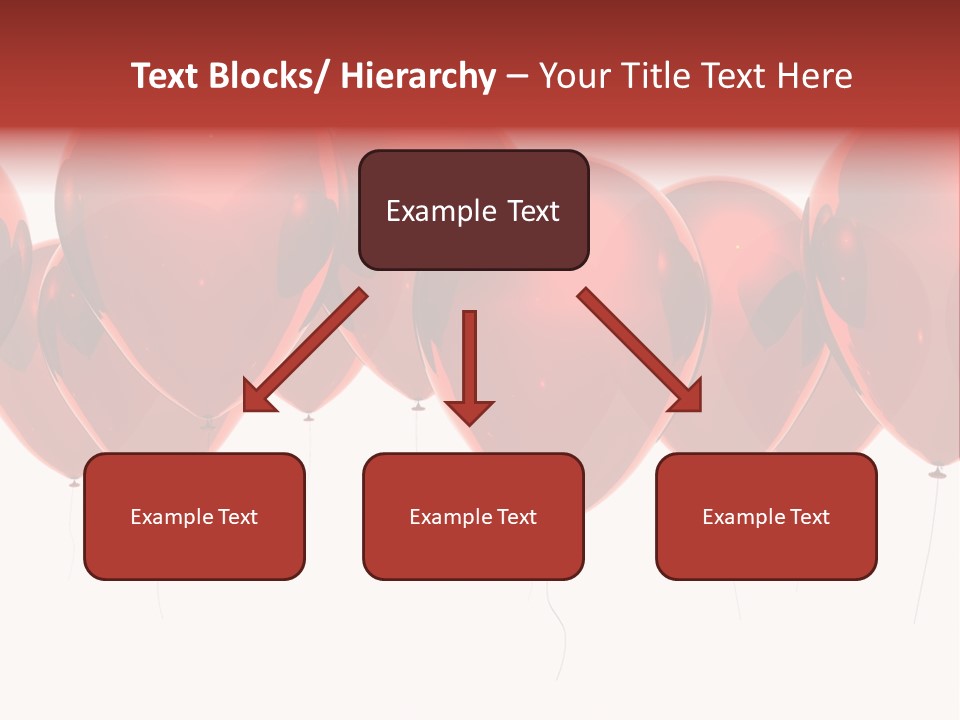 Inflation Background Red PowerPoint Template