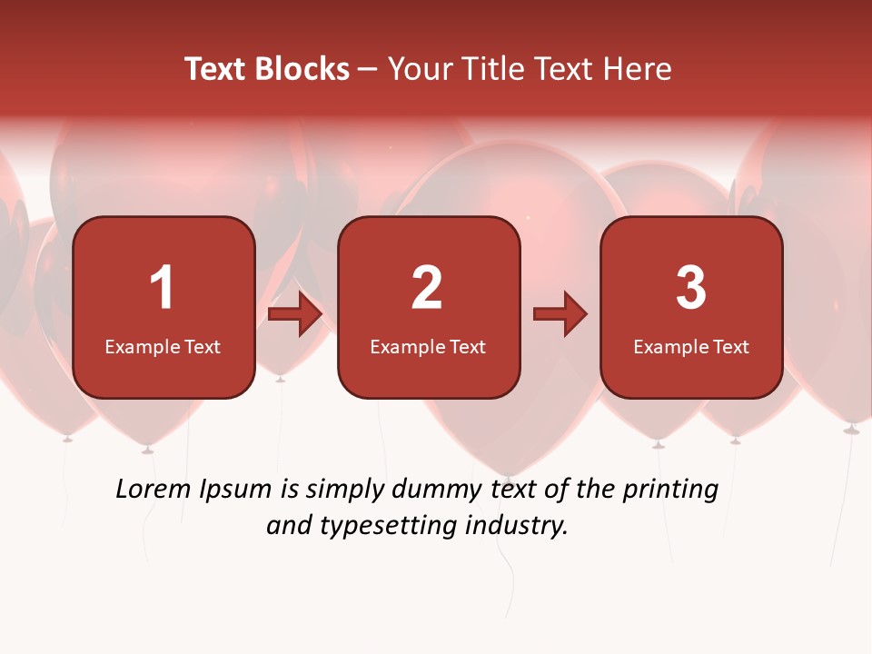 Inflation Background Red PowerPoint Template