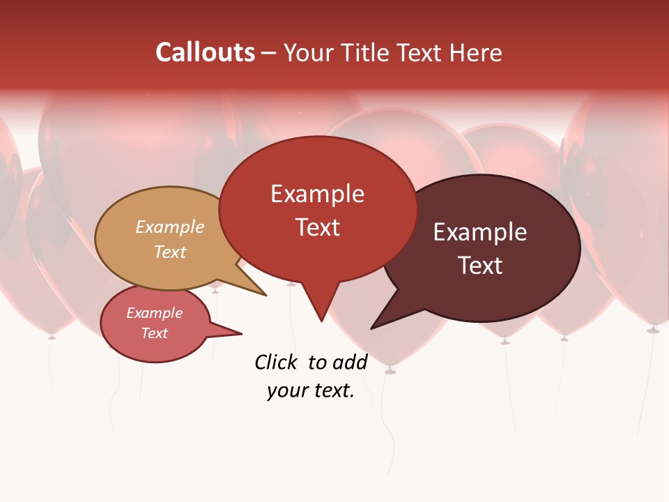 Inflation Background Red PowerPoint Template