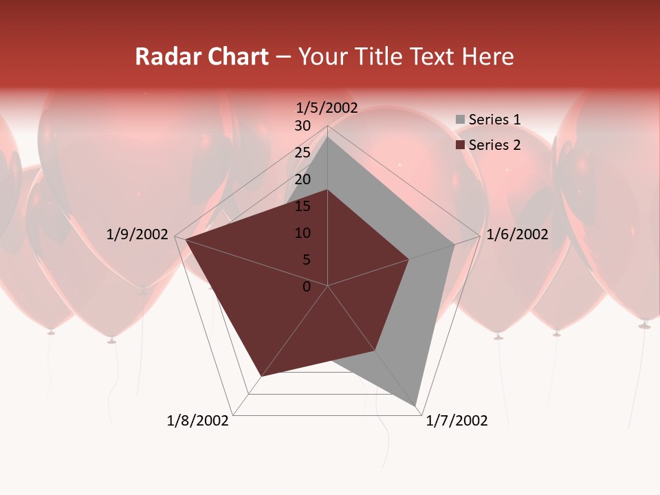 Inflation Background Red PowerPoint Template
