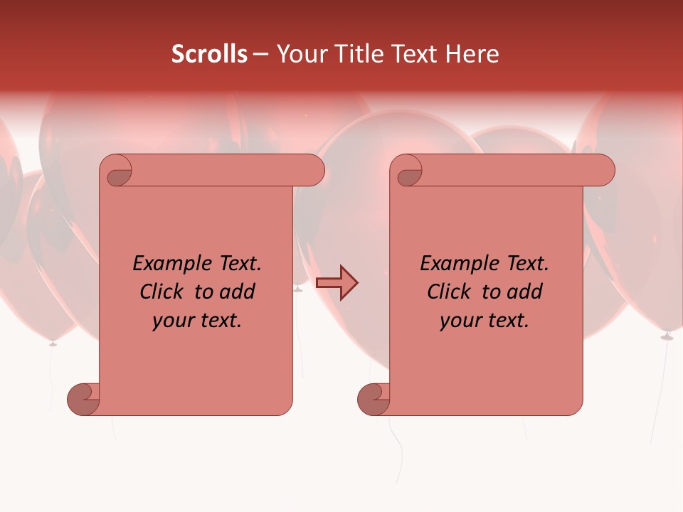Inflation Background Red PowerPoint Template