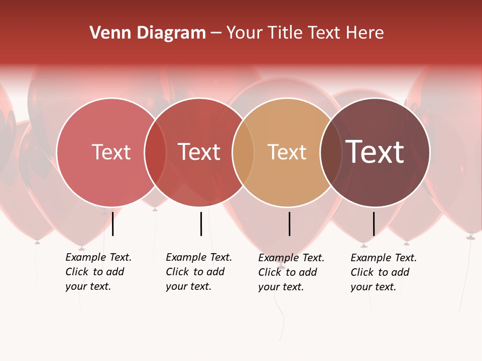 Inflation Background Red PowerPoint Template