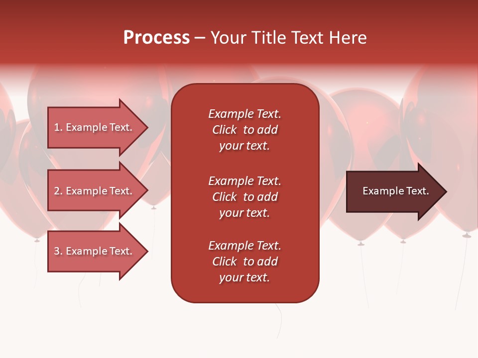 Inflation Background Red PowerPoint Template