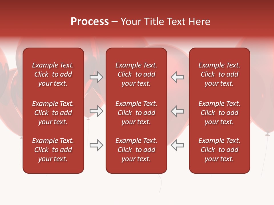 Inflation Background Red PowerPoint Template
