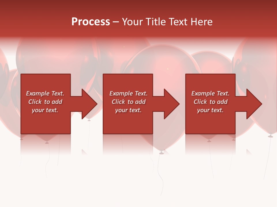 Inflation Background Red PowerPoint Template