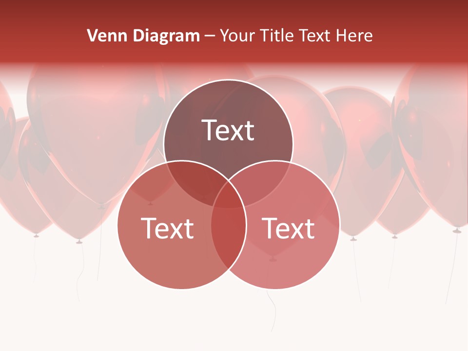 Inflation Background Red PowerPoint Template