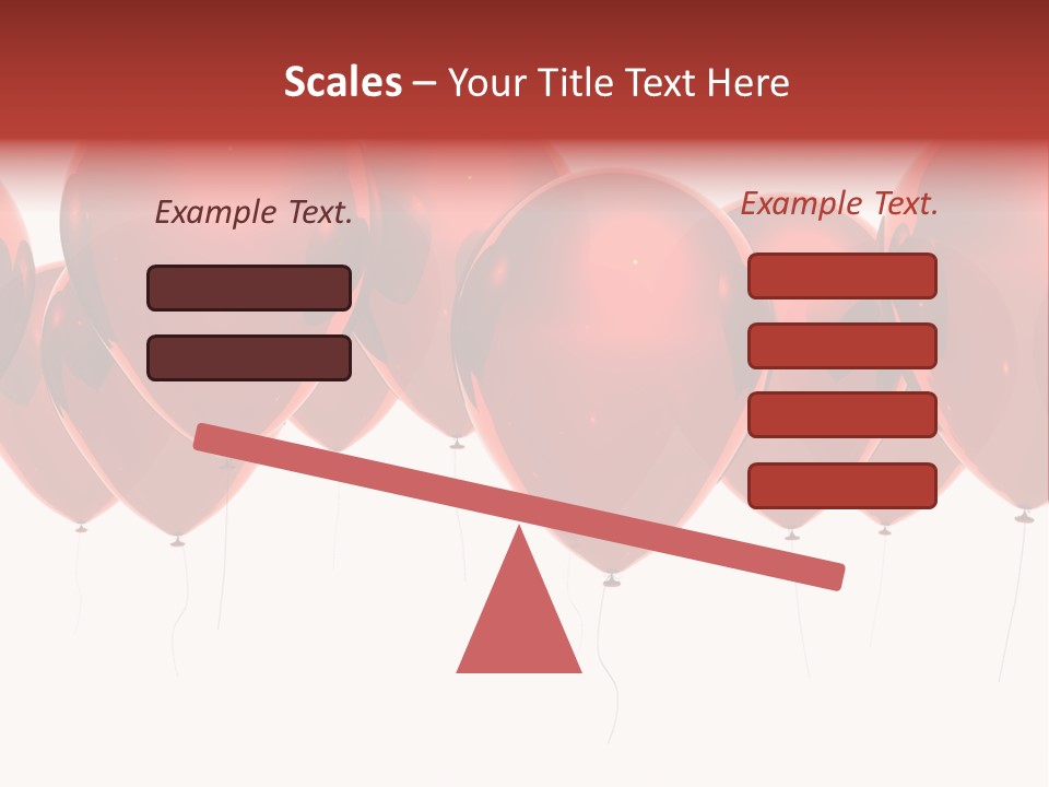Inflation Background Red PowerPoint Template