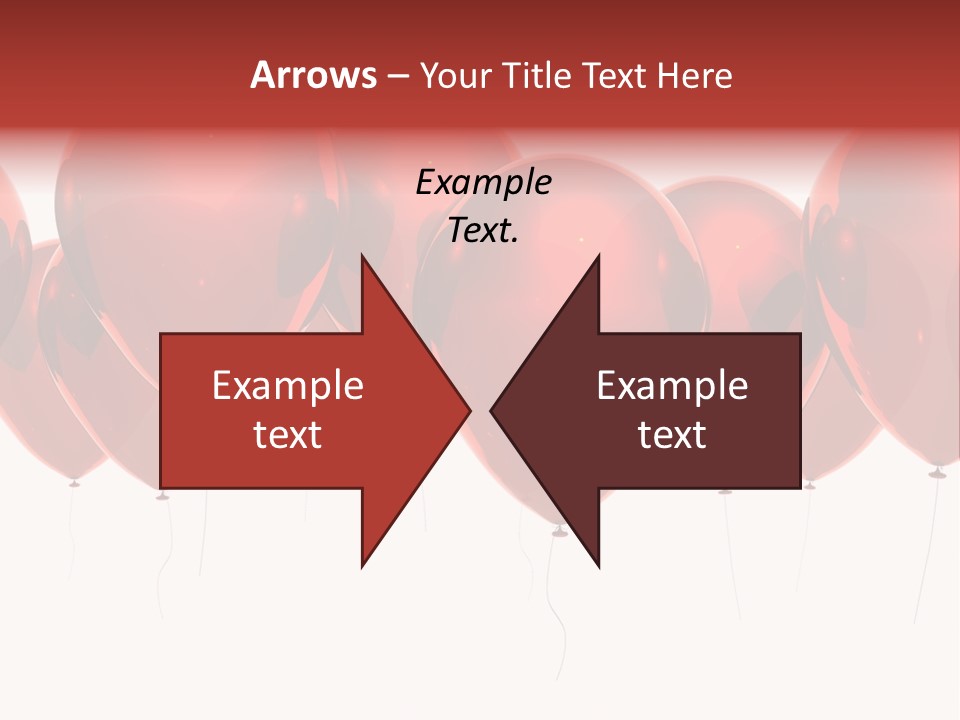 Inflation Background Red PowerPoint Template