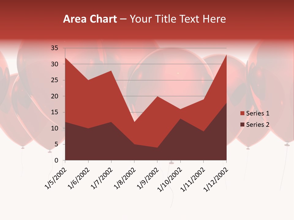 Inflation Background Red PowerPoint Template