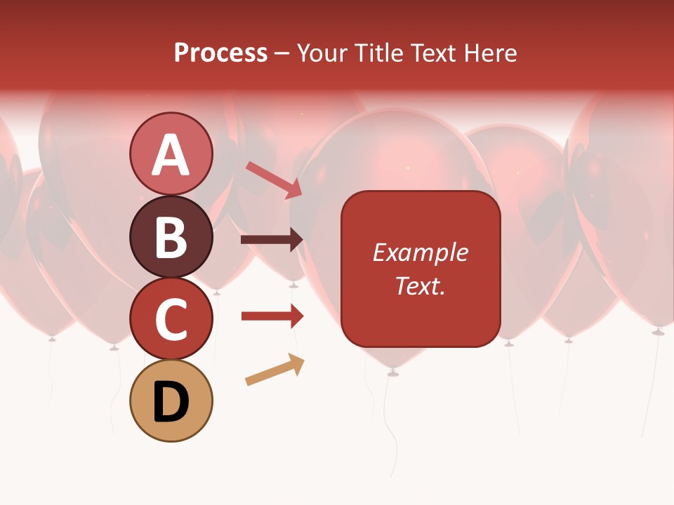 Inflation Background Red PowerPoint Template