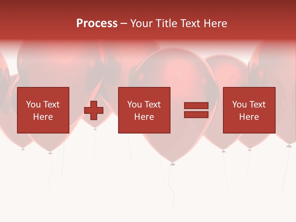 Inflation Background Red PowerPoint Template