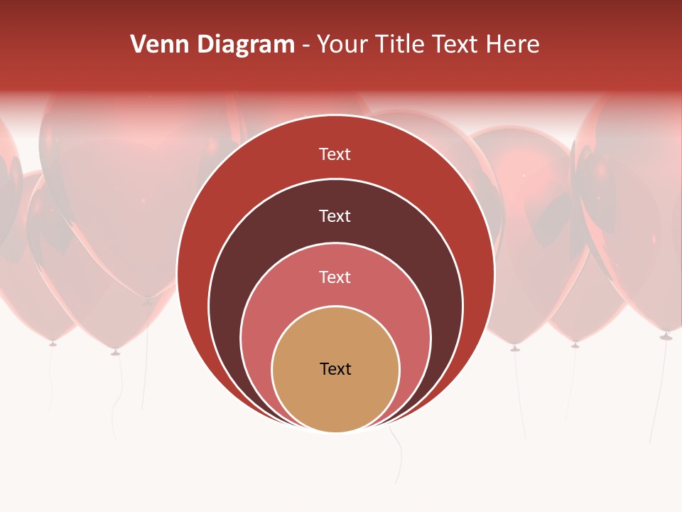 Inflation Background Red PowerPoint Template