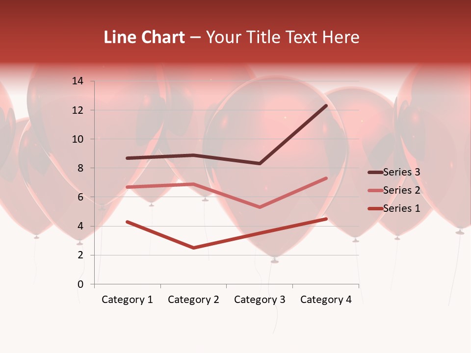 Inflation Background Red PowerPoint Template