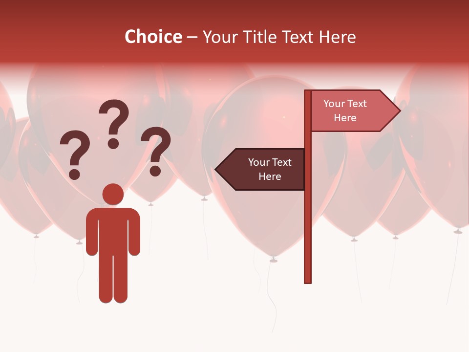 Inflation Background Red PowerPoint Template