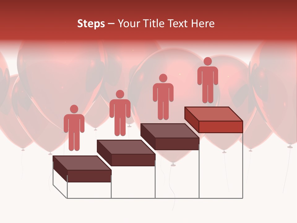 Inflation Background Red PowerPoint Template