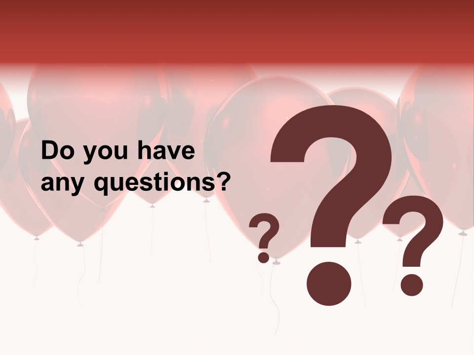 Inflation Background Red PowerPoint Template