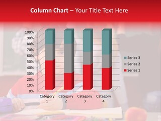 Boy Write Homework PowerPoint Template