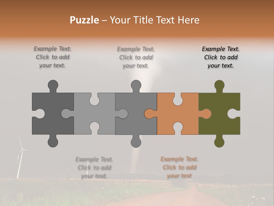 Weather Damage Stormy PowerPoint Template