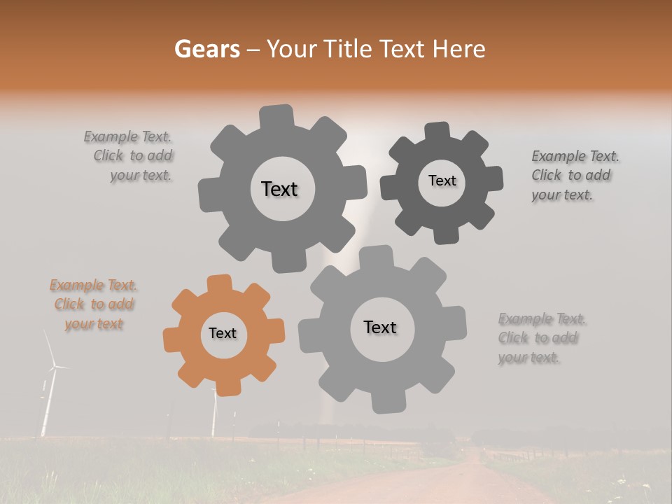 Weather Damage Stormy PowerPoint Template
