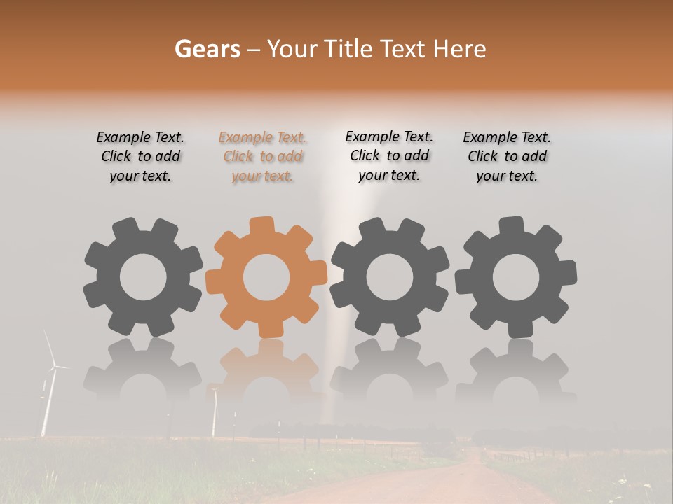 Weather Damage Stormy PowerPoint Template