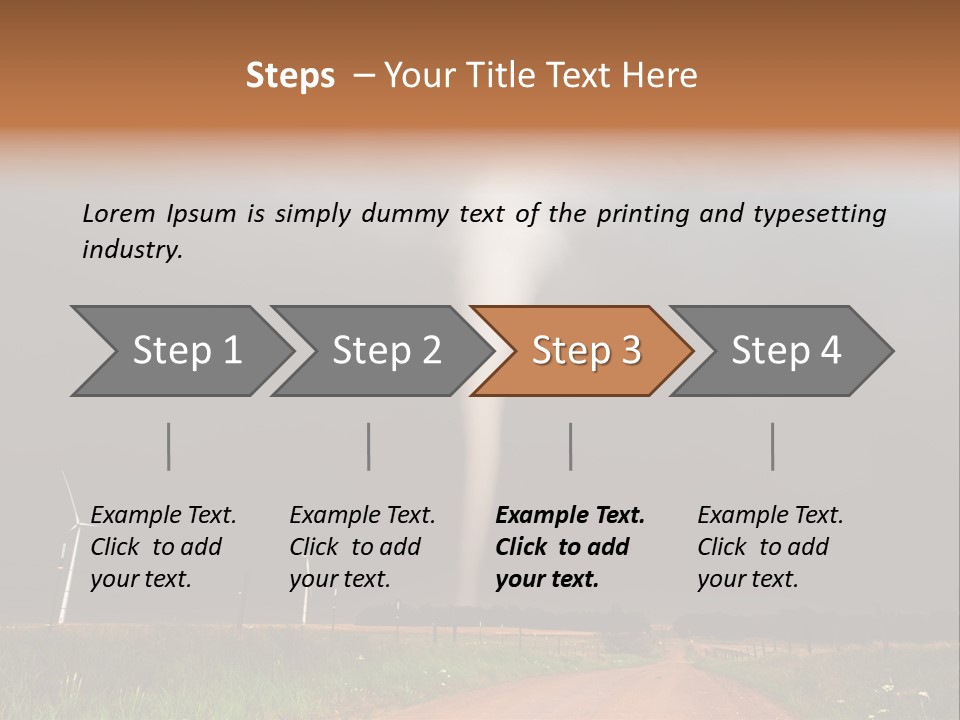 Weather Damage Stormy PowerPoint Template
