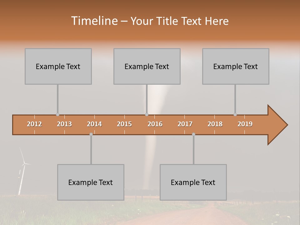 Weather Damage Stormy PowerPoint Template