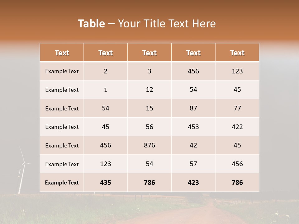 Weather Damage Stormy PowerPoint Template