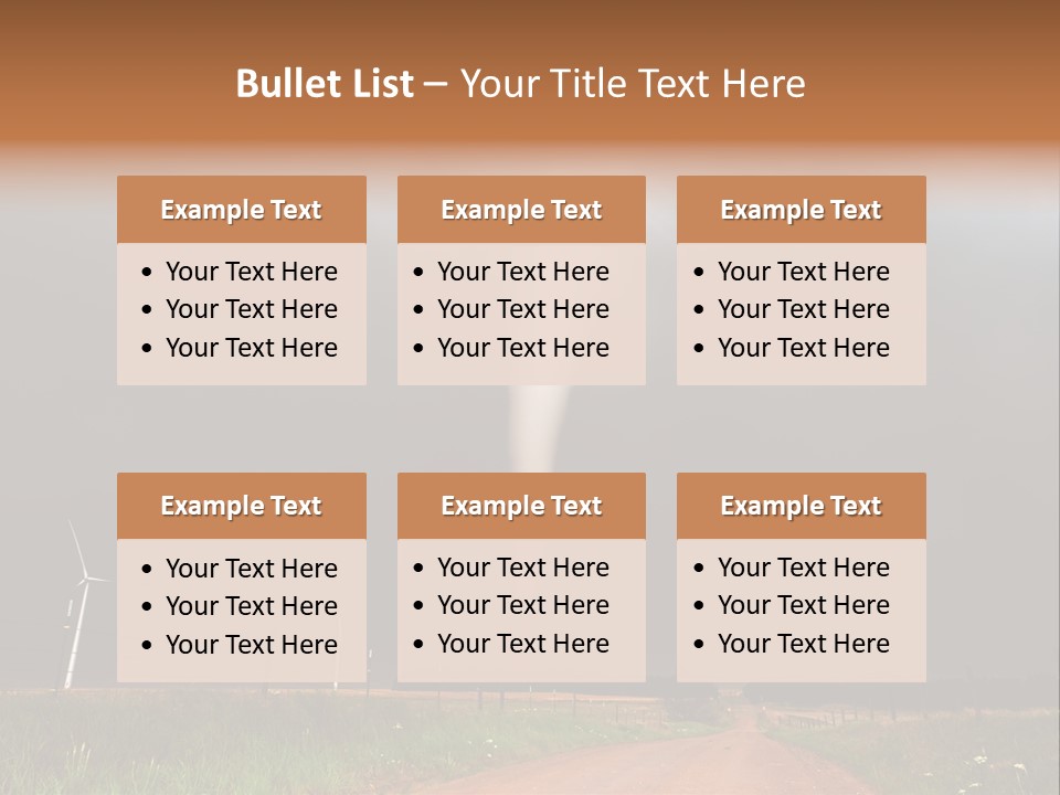 Weather Damage Stormy PowerPoint Template