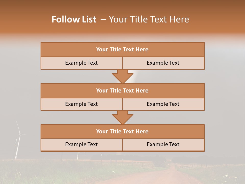 Weather Damage Stormy PowerPoint Template