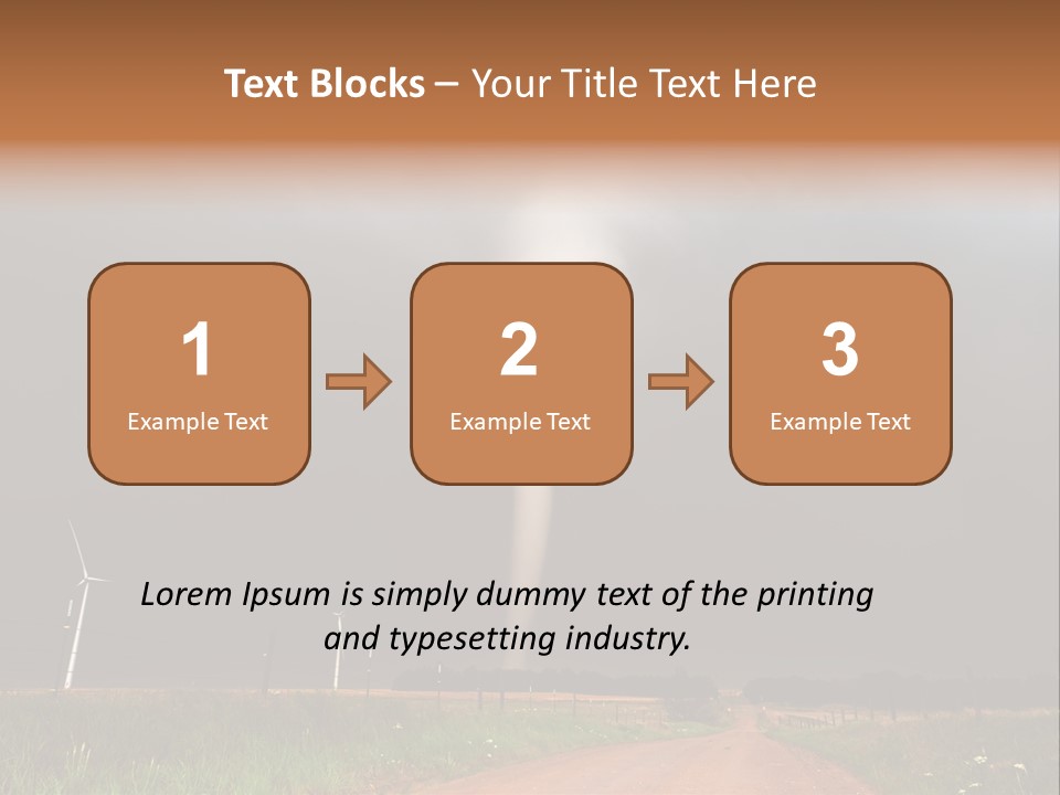 Weather Damage Stormy PowerPoint Template