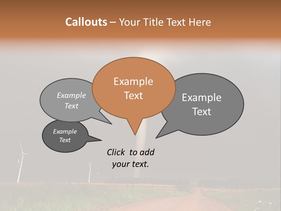 Weather Damage Stormy PowerPoint Template