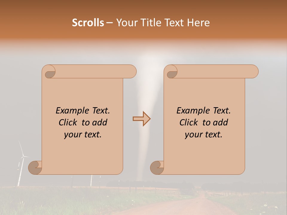 Weather Damage Stormy PowerPoint Template