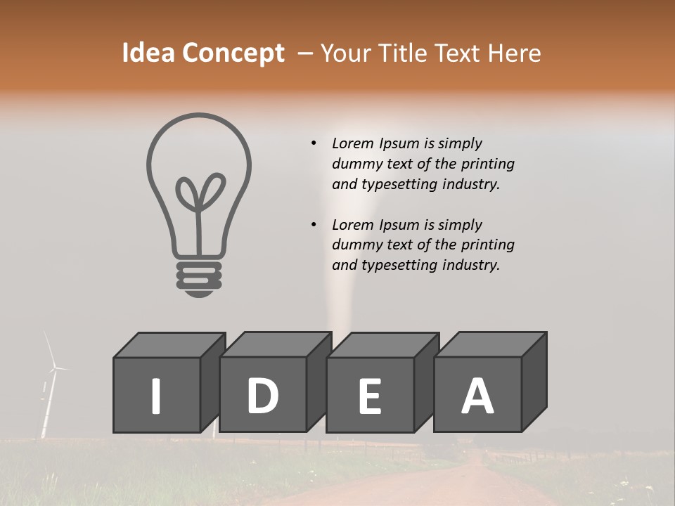 Weather Damage Stormy PowerPoint Template
