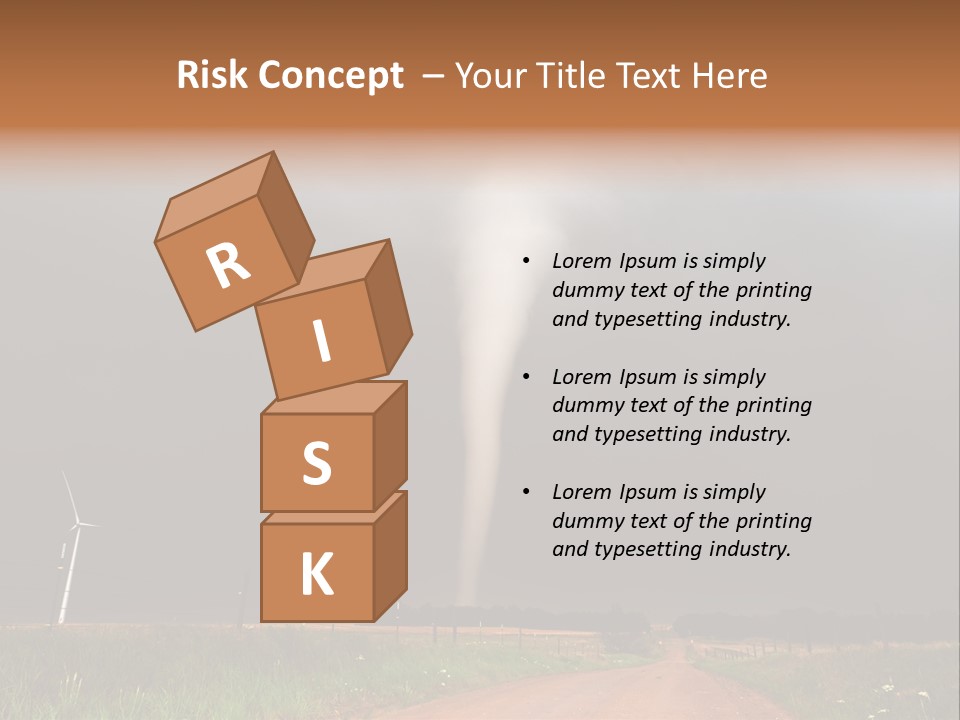 Weather Damage Stormy PowerPoint Template