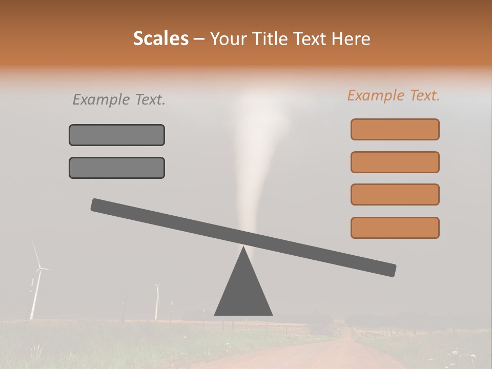 Weather Damage Stormy PowerPoint Template