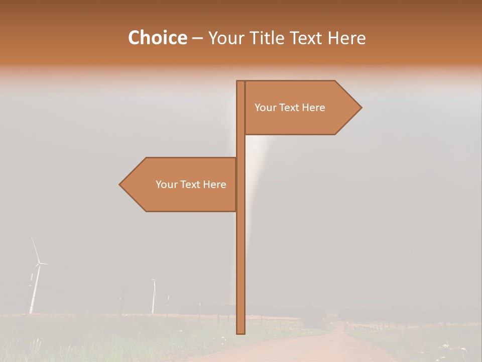 Weather Damage Stormy PowerPoint Template