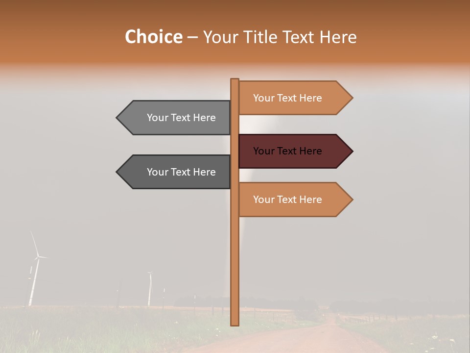 Weather Damage Stormy PowerPoint Template