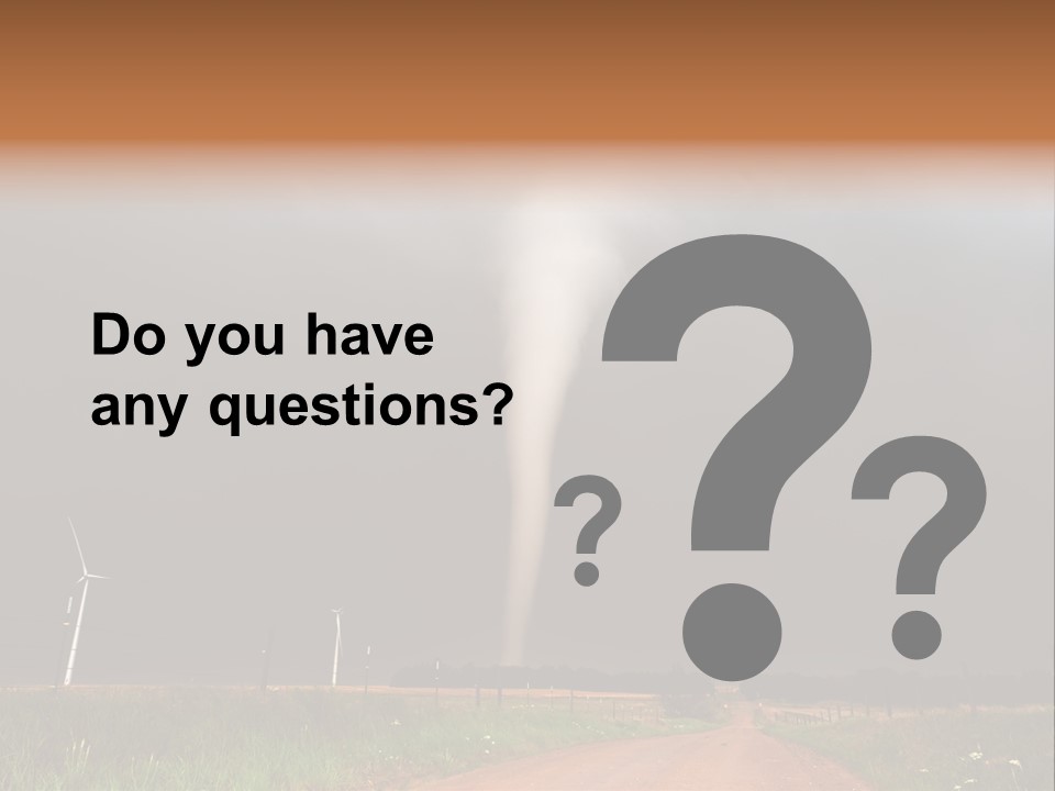 Weather Damage Stormy PowerPoint Template