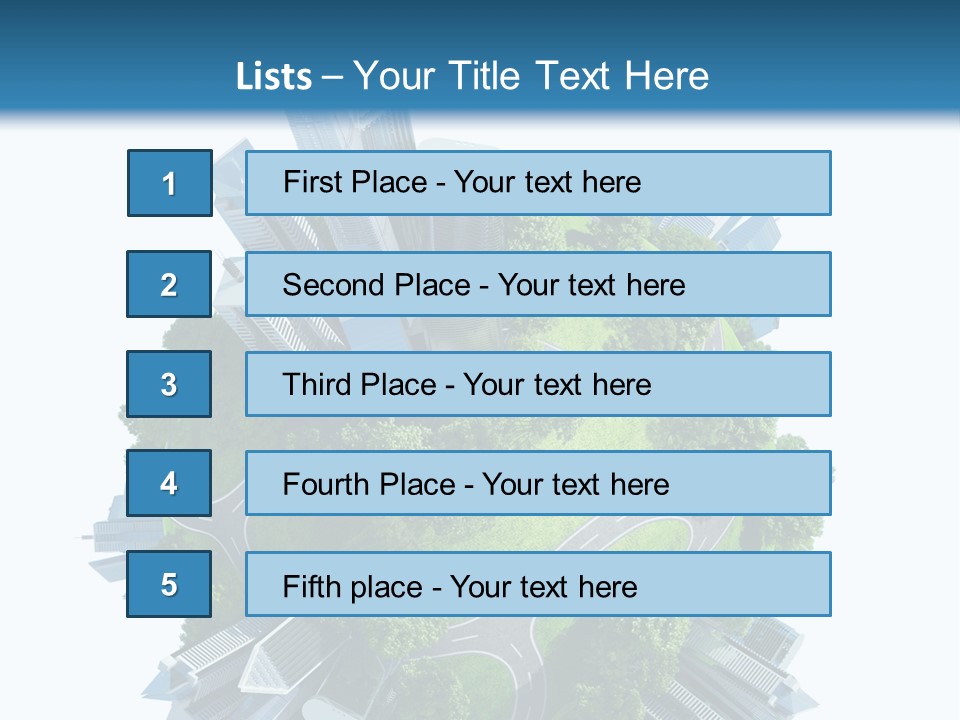 Architecture Metropolis Office PowerPoint Template