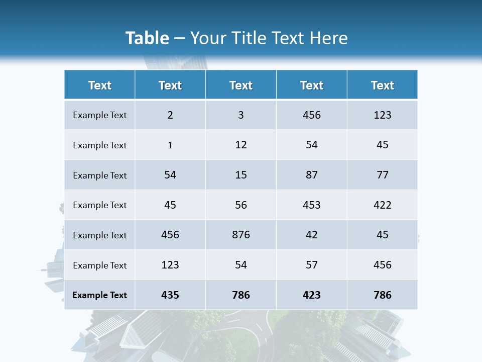 Architecture Metropolis Office PowerPoint Template