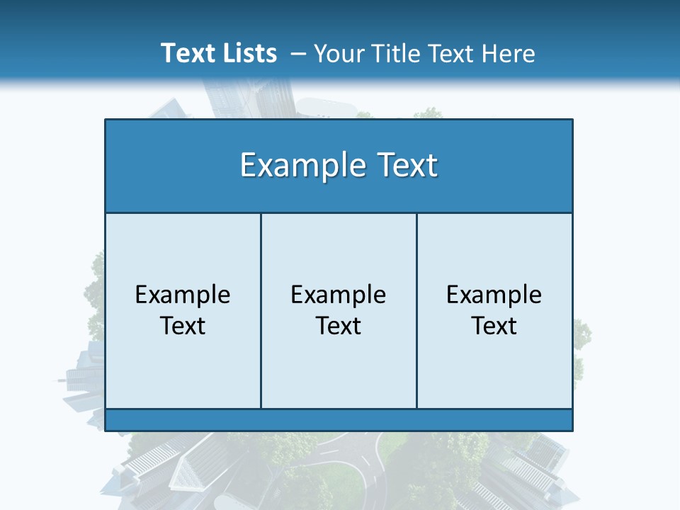 Architecture Metropolis Office PowerPoint Template