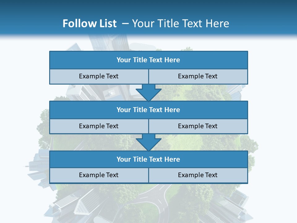 Architecture Metropolis Office PowerPoint Template