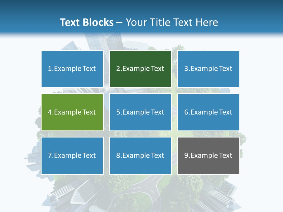 Architecture Metropolis Office PowerPoint Template