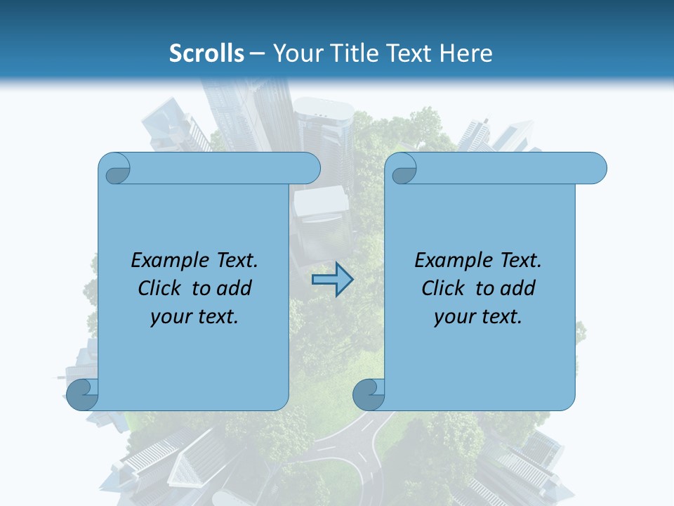 Architecture Metropolis Office PowerPoint Template