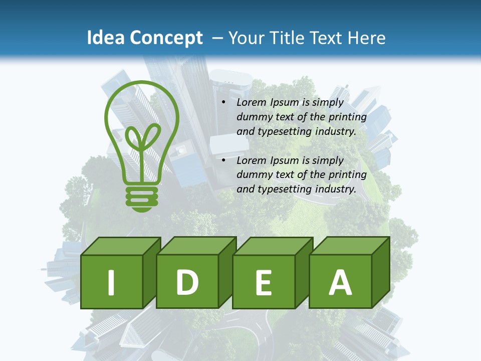 Architecture Metropolis Office PowerPoint Template